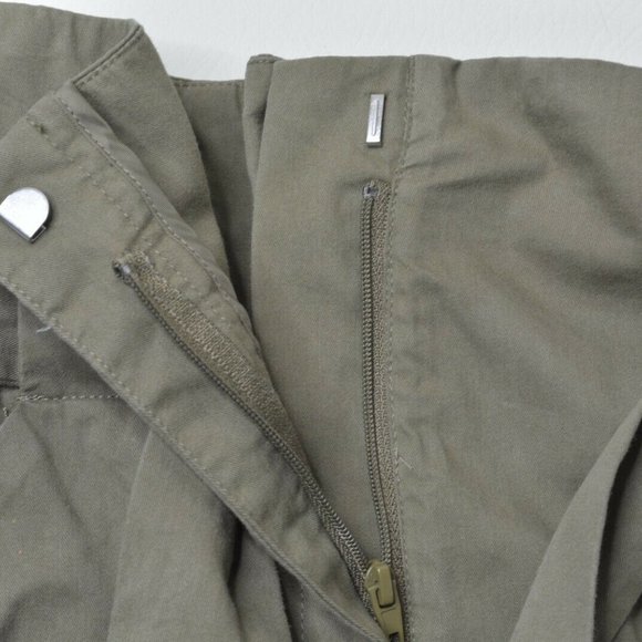 H&M Size 2 Womens Brown High‎ Waist PAPER BAG Knee Length Sash TIE Waist SKIRT - Picture 7 of 10